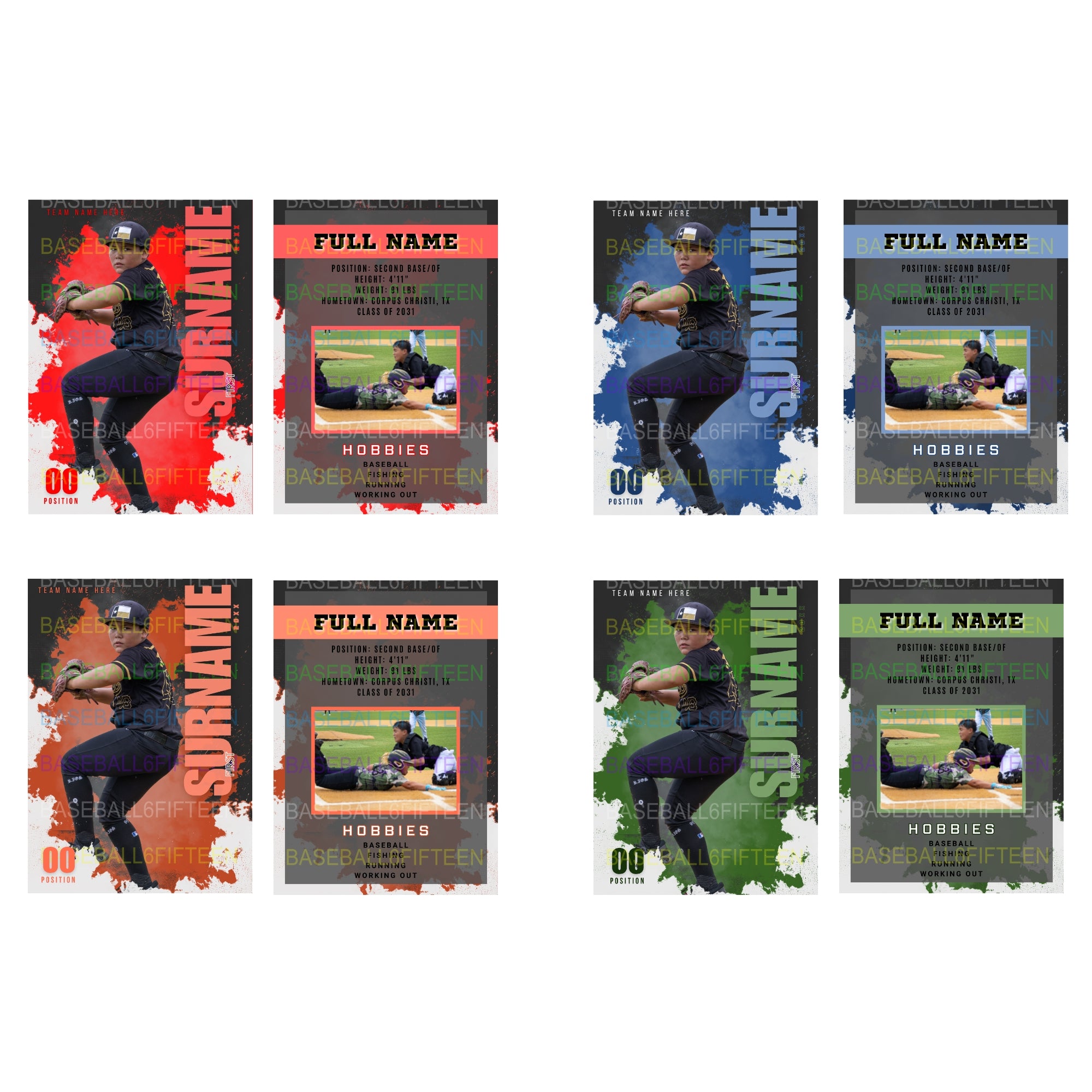 B615 Field Force Series - Custom Trading Cards (18 per pack)