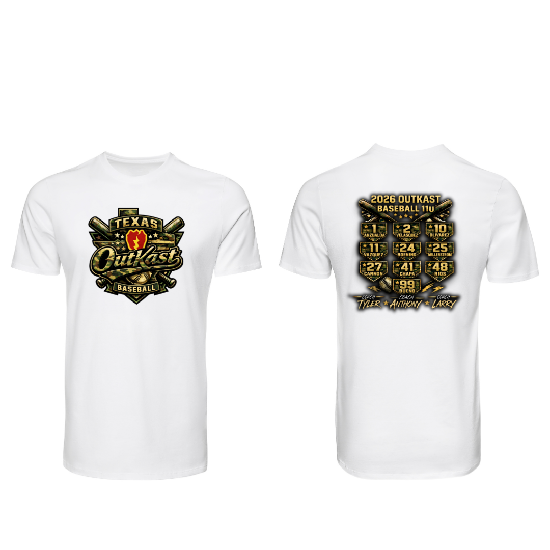 Custom Team Logo & Roster Shirt | Buy 10+ Save 15%