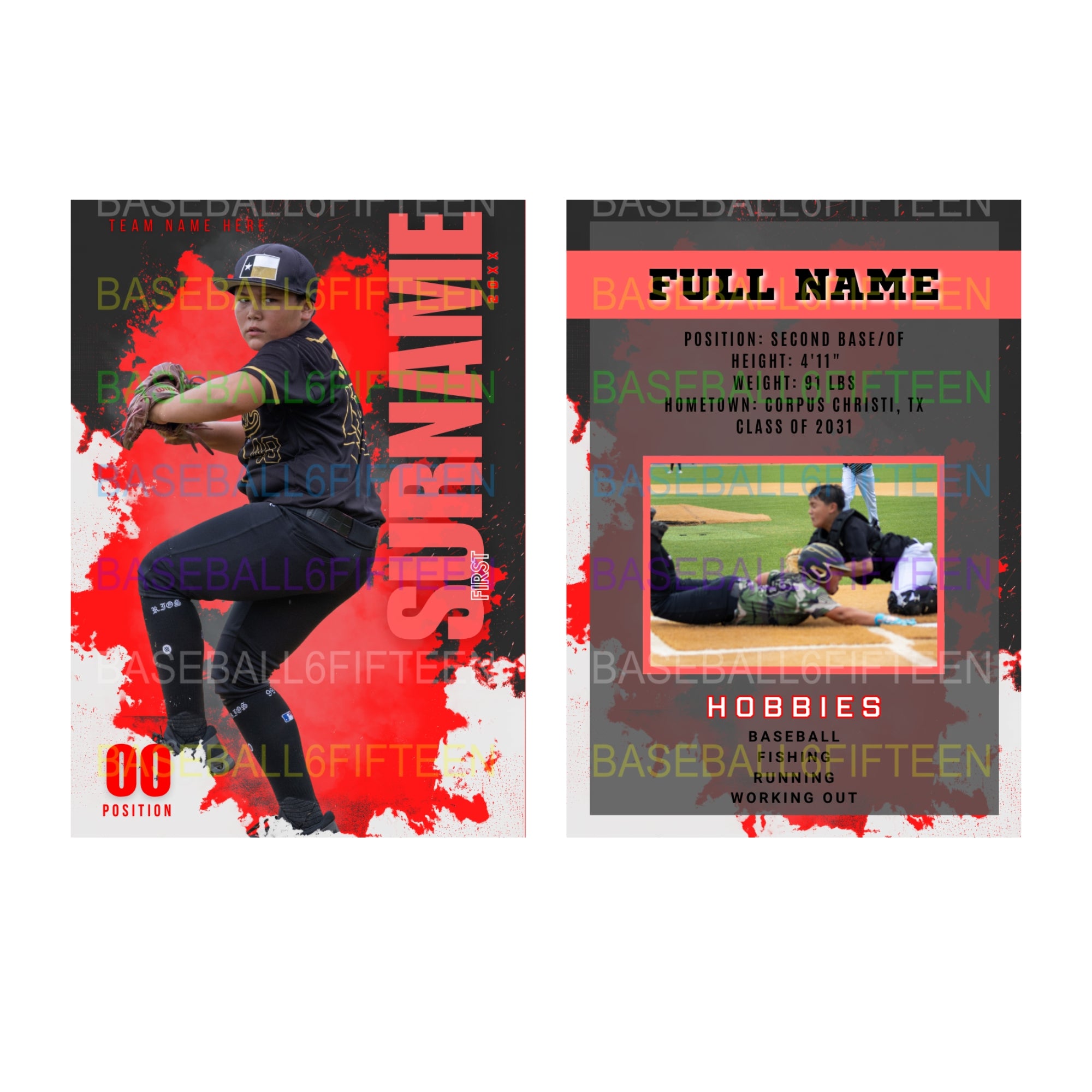 B615 Field Force Series - Custom Trading Cards (18 per pack)