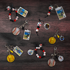 Diamond Memories Custom Sports Photo Keychain Collection