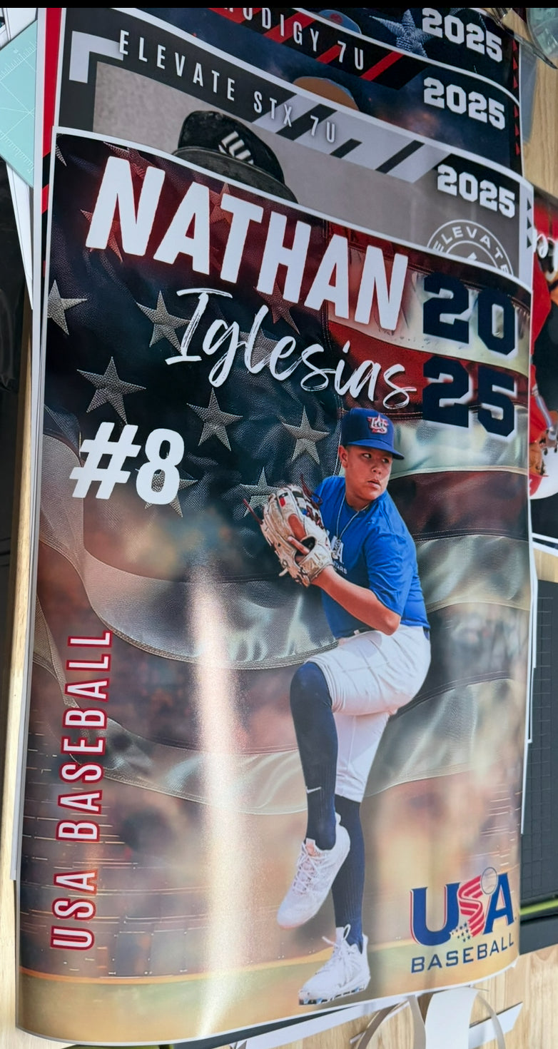 Custom Player Poster