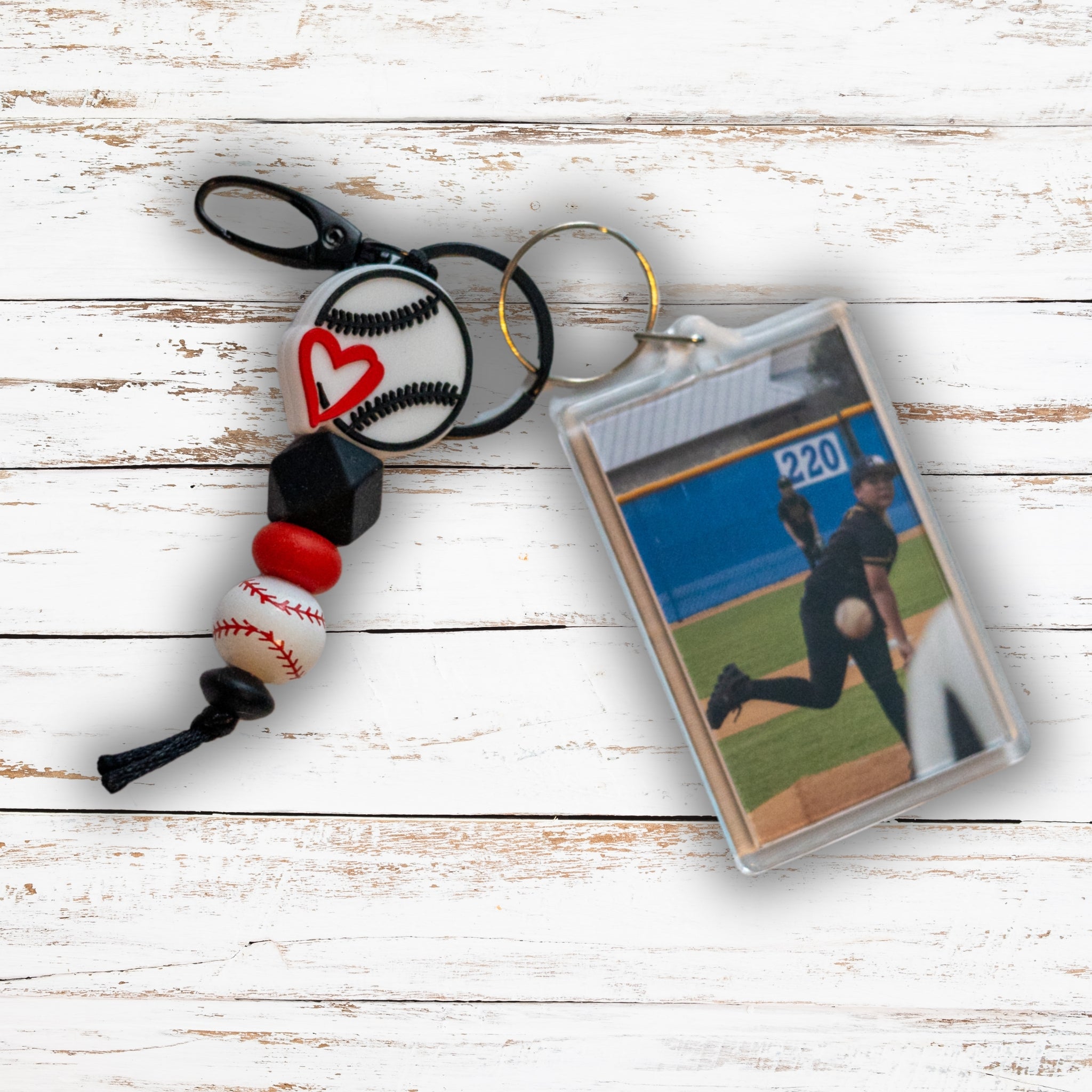 Diamond Memories Custom Sports Photo Keychain Collection