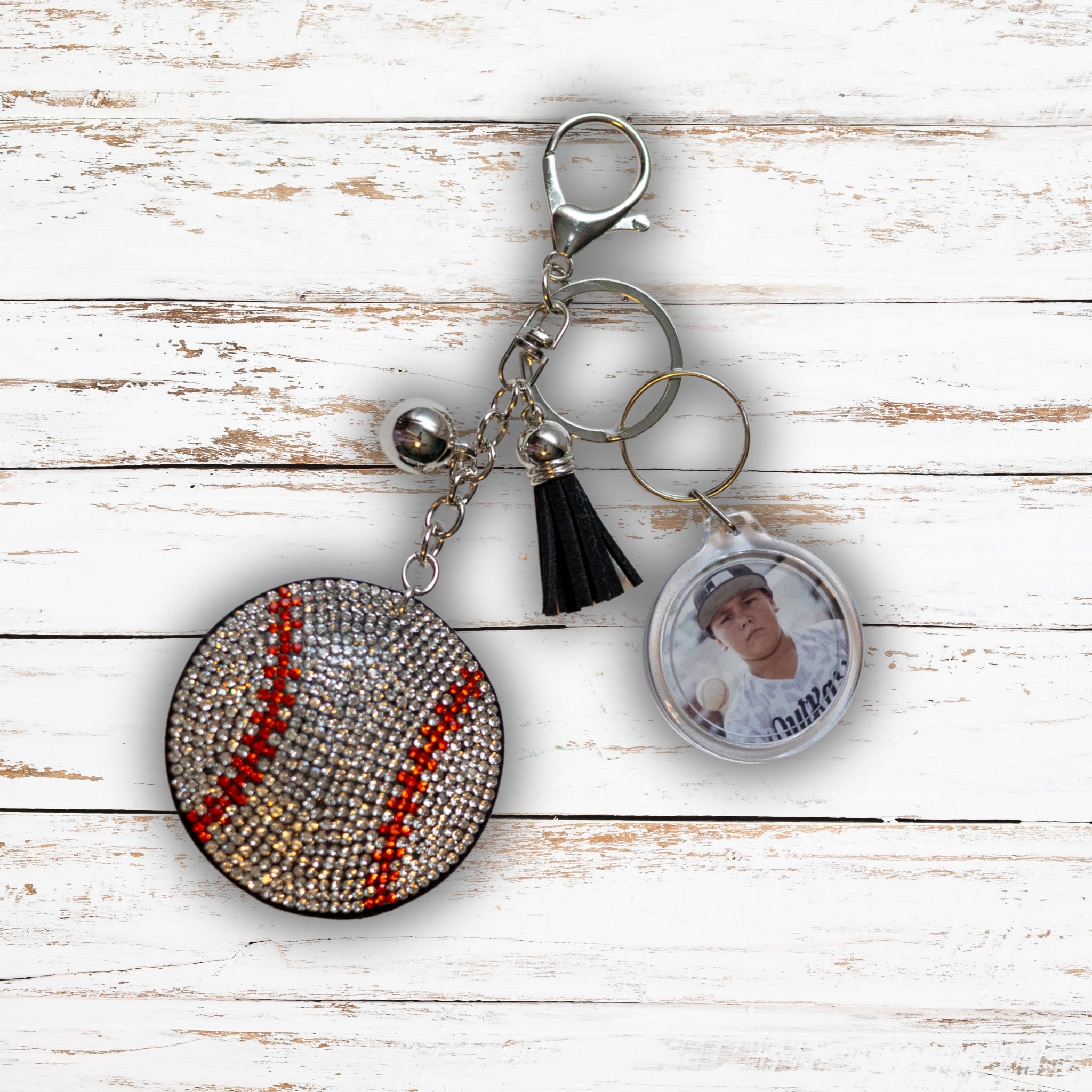 Diamond Memories Custom Sports Photo Keychain Collection