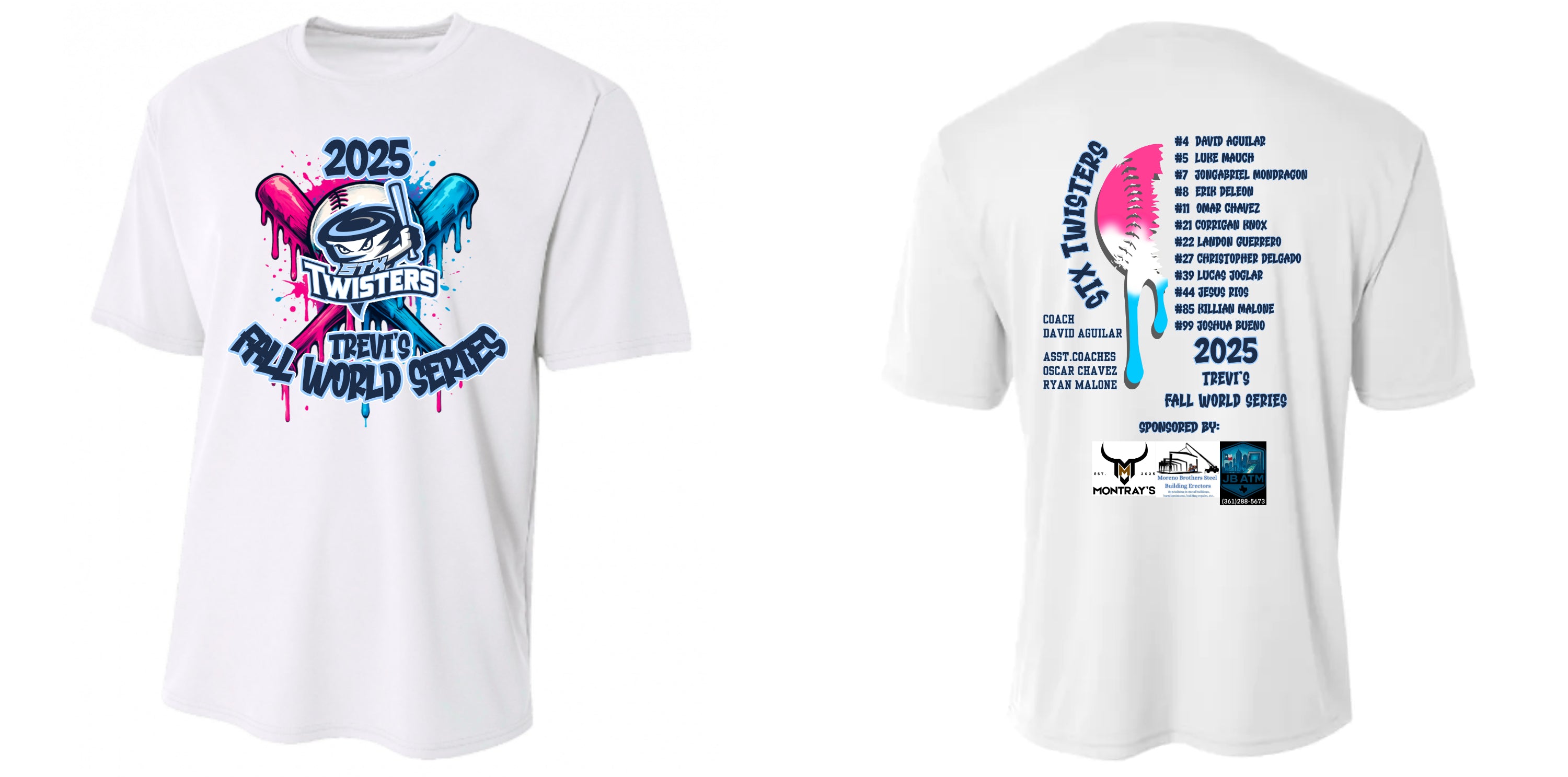 Custom Team Logo & Roster Shirt | Buy 10+ Save 15%